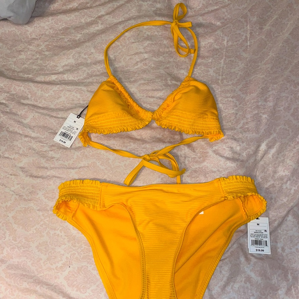 Shade and Shore Yellow Swimsuit